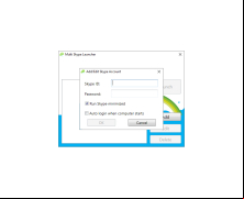 Multi Skype Launcher - skype-id